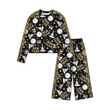 Preorder MOQ 5 pcs Each Style Happy New Year Stripe Yoga Girls Set-2026.8.20