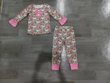 NO MOQ Preorder Samples Each Style Christmas Santa Camo Pajamas Kids Matching Clothes