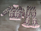 Preorder Samples GLP3736 Each Hunting Camo Middle Neckline Girls Clothes