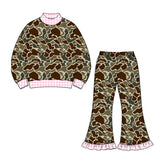 Preorder MOQ 5 pcs Each Style Camo Girls Set Kids Matching Clothes-2026.8.21