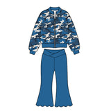 Preorder MOQ 5 pcs GLP3758 Each Hunting Camo Yoga Girls Clothes-2026.8.27