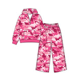 Preorder MOQ 5 pcs Each Style Hunting Camo Hoodie Girls Set-2026.8.27