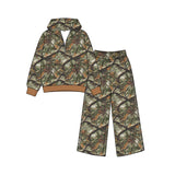 Preorder MOQ 5 pcs Each Style Hunting Leaves Hoodie Girls Set-2026.8.27