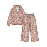 Preorder MOQ 5 pcs Each Style Hunting Leaves Hoodie Girls Set-2026.8.27