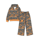 Preorder MOQ 5 pcs Each Style Hunting Leaves Hoodie Girls Set-2026.8.27