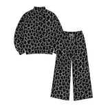 Preorder MOQ 5 pcs Each Style Fashion Leopard Middle Neckline Adult Women Yoga Set