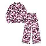 Preorder MOQ 5 pcs Each Style Valentine's Day Love Leopard Rose Red Mommy and Me Matching Clothes