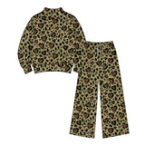 Preorder MOQ 5 pcs Each Style Valentine's Day Love Leopard Green Mommy and Me Matching Clothes