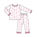 Preorder MOQ 5 pcs Each Style Easter Eggs Dinosaur ROAR Print Pajamas Kids Matching Clothes