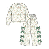 Preorder MOQ 5 pcs Each Style Mallard Ducks Camo Bows Kids Matching Clothes