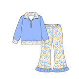 Preorder MOQ 5 pcs Each Style Colorful Leopard Ruffle Kids Matching Clothes