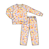 Preorder MOQ 5 pcs Each Style Colorful Leopard Kids Matching Clothes