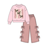 Preorder MOQ 5 pcs Each Style Mallard Ducks Bows Kids Matching Clothes