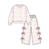 Preorder MOQ 5 pcs Each Style Mallard Ducks Bows Kids Matching Clothes