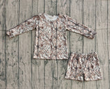 Preorder Samples GLS0063 Hunting Branches Girls Shorts Set