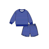 Preorder MOQ 5 pcs Each Style Colorful Stripe Yoga Girls Shorts Set