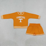 GLS0163 Vinyl School Team TENNESSEE Girls Shorts Set