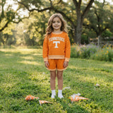 GLS0163 Vinyl School Team TENNESSEE Girls Shorts Set