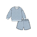 Preorder MOQ 5 pcs Each Color Colorful Dots Shorts Girls Set