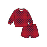 Preorder MOQ 5 pcs Each Color Colorful Dots Shorts Girls Set