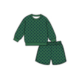 Preorder MOQ 5 pcs Each Color Colorful Dots Shorts Girls Set