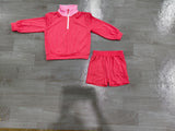 NO MOQ Preorder Samples Each Style Solid Color Cotton Plaid Girls Shorts Set