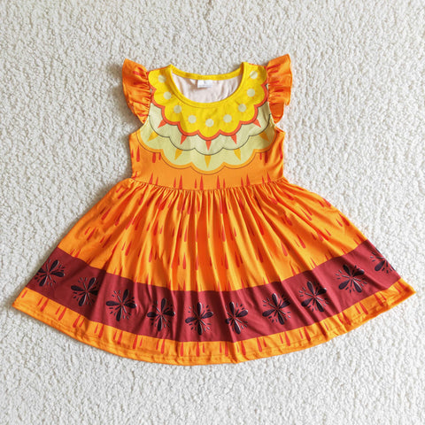 SALE GSD0006 Yellow Girl Dress