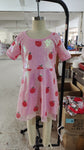 GSD0437 Sequin Apple Pink Girl's Dress