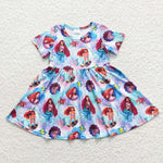GSD0479 Princess Mermaid Girl's Dress