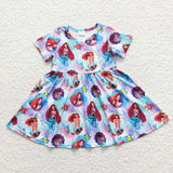 GSD0479 Princess Mermaid Girl's Dress