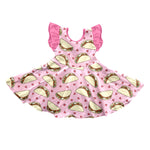 Preorder 12.10 GSD0603 Love Foods Pink Girl's Dress