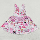 GSD0691 Barbie Pink Tulle Girls Dress