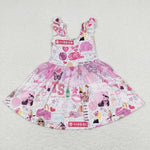 GSD0691 Barbie Pink Tulle Girls Dress