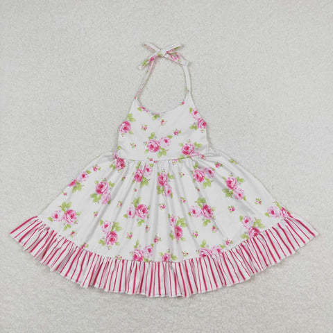 GSD0859 Flower Pink Girls Dress