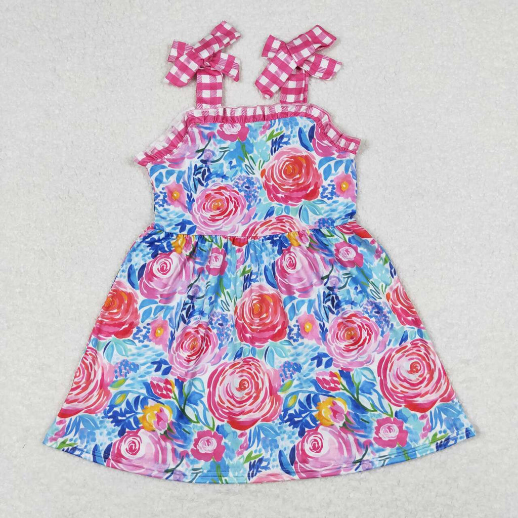GSD0895 Flower Pink Girls Dress
