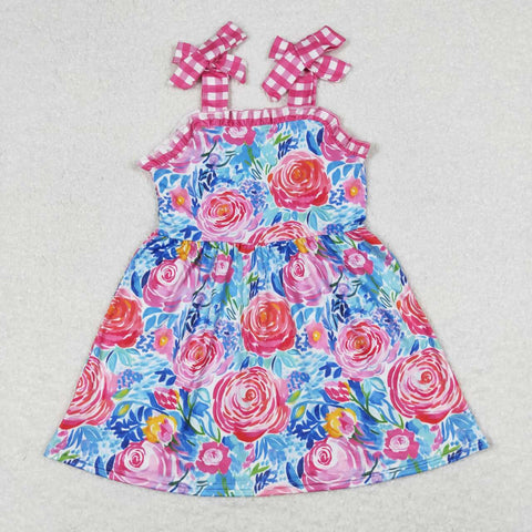 GSD0895 Flower Pink Girls Dress