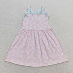 GSD0910 Daisy Pink Girls Dress
