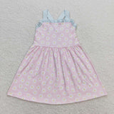 GSD0910 Daisy Pink Girls Dress