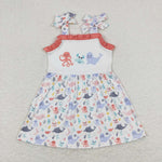 GSD0915 Ocean Sea Creature Girls Dress