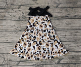 GSD0919 Leopard Black Girls Dress