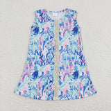 GSD0949 Lilly Blue Girls Dress