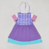 GSD0996 Cartoon Hoodie Girls Dress