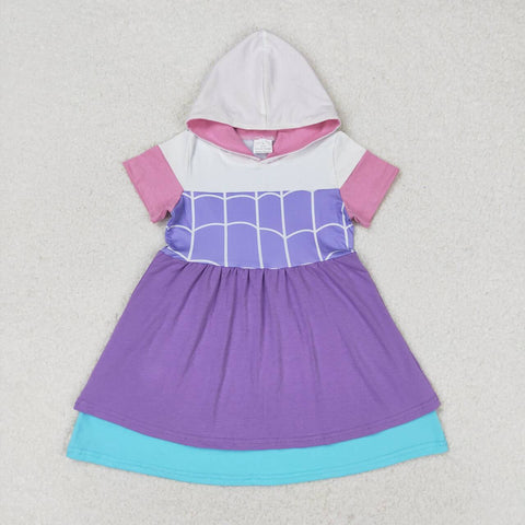 GSD0996 Cartoon Hoodie Girls Dress