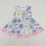 GSD1000 Flower Floral Girls Dress