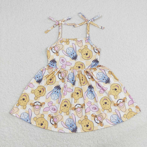 GSD1019 Cartoon Honey Bear Girls Dress
