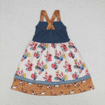 GSD1035 Flower Horse Girls Dress