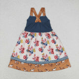 GSD1035 Flower Horse Girls Dress
