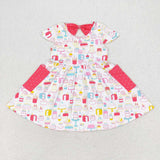 GSD1082 Cake Pink Girls Dress