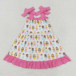 GSD1097 Princess Pink Girls Dress