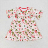 GSD1098 Strawberry Girls Dress